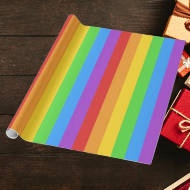 Papel De Regalo Encajar con orgullo: Bandera arcoiris (Subido por el creador)
