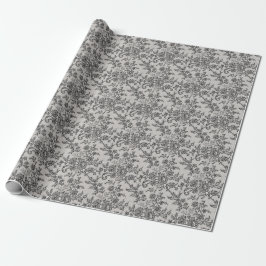Papel De Regalo Encaje negro
