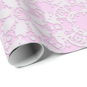 Papel De Regalo encaje victoriano floral.