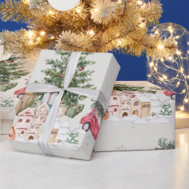 Papel De Regalo Encantador Brillo de Navidad
