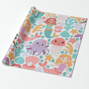 Papel De Regalo Encantador mundo subacuático