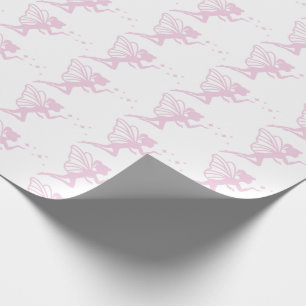 Papel De Regalo Encantador Polvo de Hada Rosa