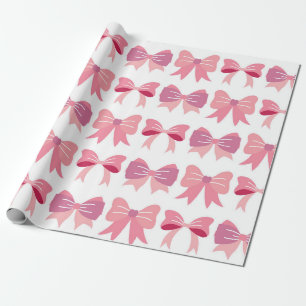 Papel De Regalo Encanto de arco rosado
