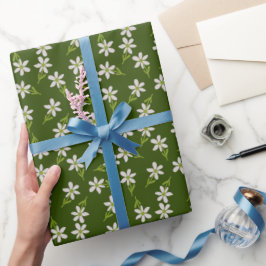 Papel De Regalo Encanto de margarita silvestre