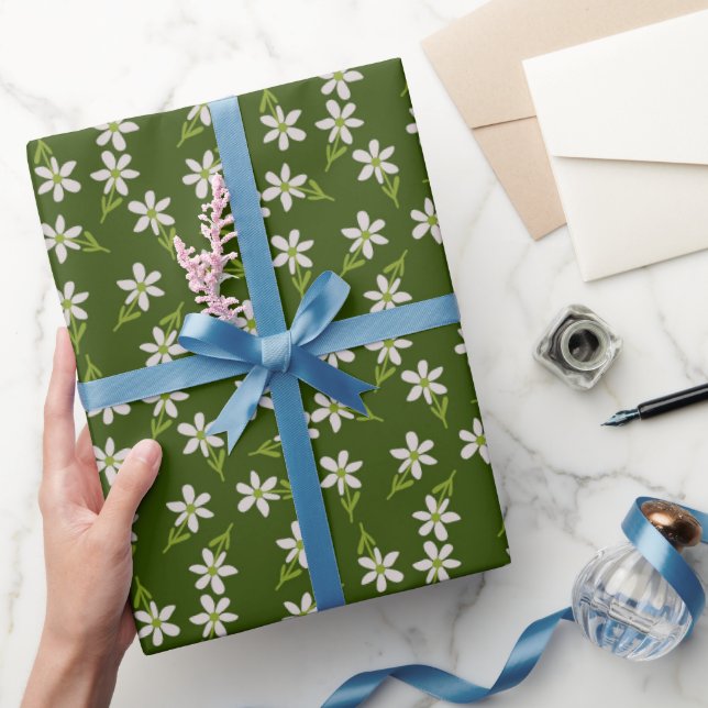 Papel De Regalo Encanto de margarita silvestre (Regalar)