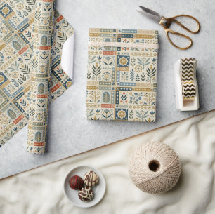 Papel De Regalo Encanto Toscano Versátil para Bodas y Ocasiones Es