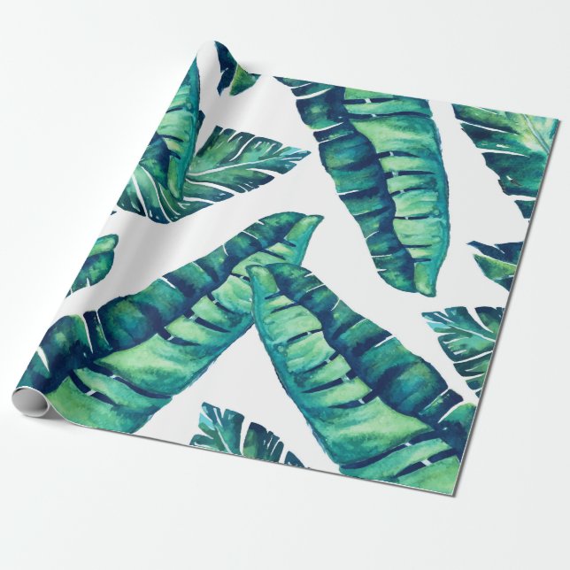 Papel De Regalo Encanto tropical (Desenrollado)