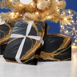 Papel De Regalo Enchanted Ornament Golden Holiday Gift Wrap