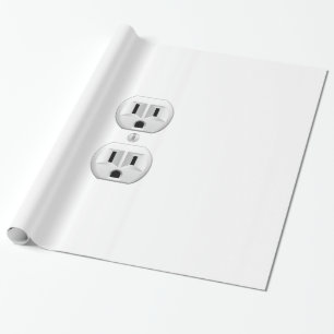 Papel De Regalo Enchufe eléctrica Click en la decoración de colo