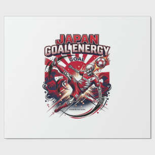 Papel De Regalo Energía Meta Japón Esqueleto Asaltante Naciones Cr
