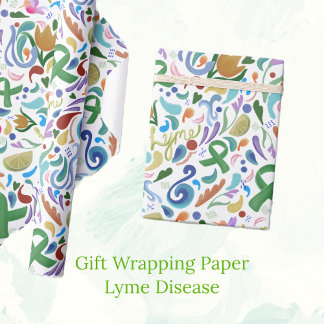 Papel De Regalo Enfermedad de Lyme Presente Ajuste de Regalo #lyme