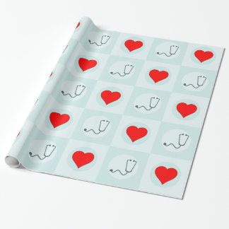 Papel De Regalo Enfermera de estetioscopio médico o regalo de patr