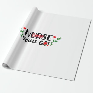 Papel De Regalo Enfermera de regalo de enfermería pase virus Go