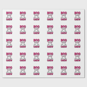 Papel De Regalo Enfermera del equipo Boo fantasma de Halloween dis