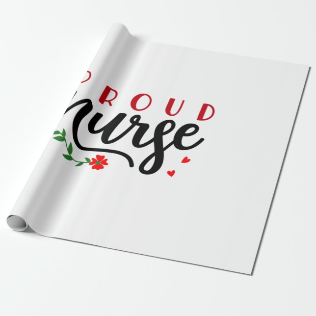 Papel De Regalo Enfermero de enfermería (Desenrollado)