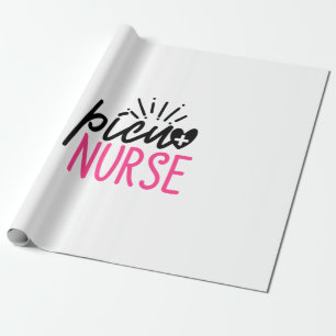 Papel De Regalo Enfermero de enfermería de regalo Picu