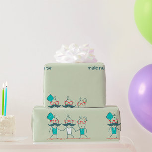 Papel De Regalo Enfermero Divertido Sanidad
