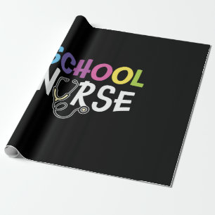 Papel De Regalo Enfermero escolar de regalo de enfermería