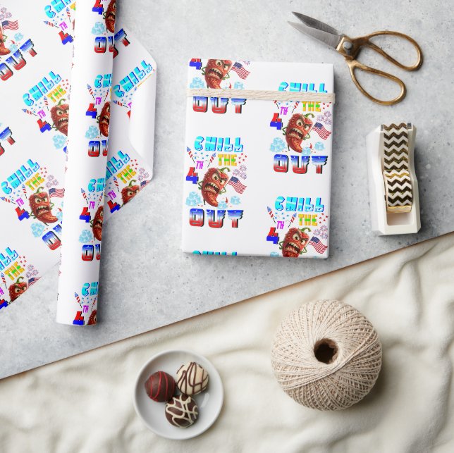 Papel De Regalo Enfría el 4 fuera (Artesanía)