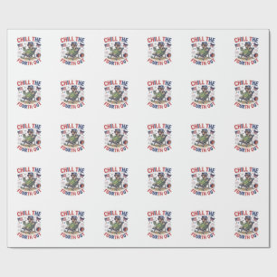 Papel De Regalo Enfría El Cuarto De La Tortuga Camiseta De Vacacio
