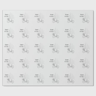 Papel De Regalo  Enjoy the Ride: Minimalist DAILYMIEN Wrapping Pap