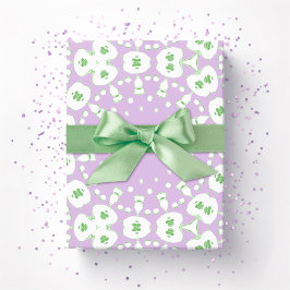Papel De Regalo Enlaces de Roxy Jaguar en Lila y Verde