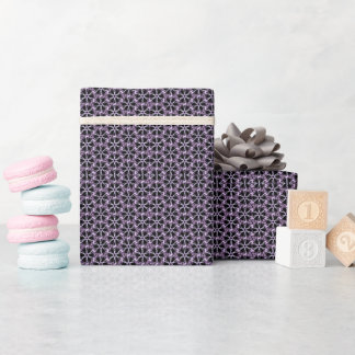 Papel De Regalo Enrejado de lavanda mística