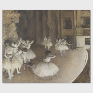 Papel De Regalo Ensayo del ballet en la etapa Edgar Degas