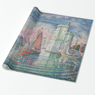 Papel De Regalo Entrada de Puerto de la Rochelle Paul Signac