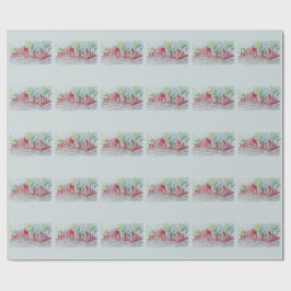 Papel De Regalo Entrada histórica de ladrillo rojo