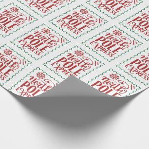 Papel De Regalo Entrega rápida de Santa Clause navidades