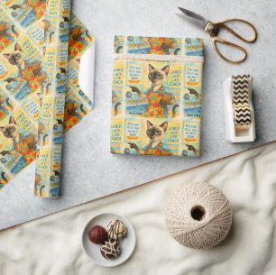 Papel De Regalo Entrenadora de Vida Señora del Almuerzo para Cafet