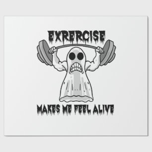 Papel De Regalo Entrenamiento de fantasmas - Gimnasio de acondicio