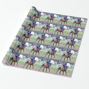 Papel De Regalo Entrenamientos de Saratoga desde 1863