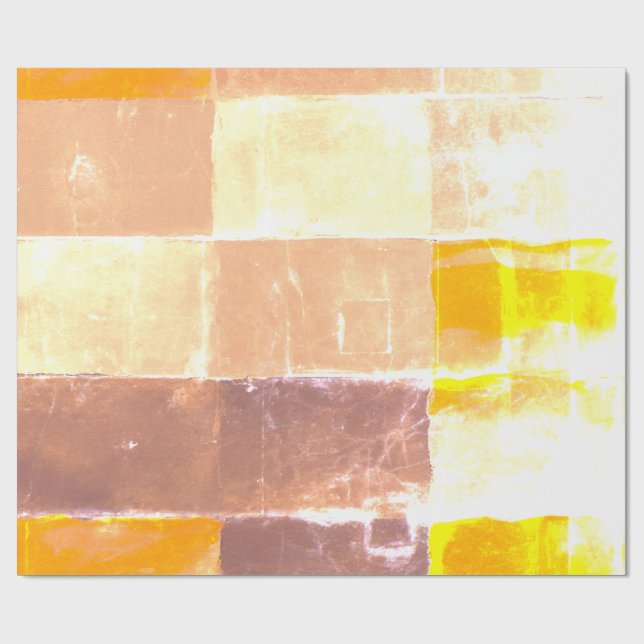 Papel De Regalo Envase amarillo (Superficie plana)