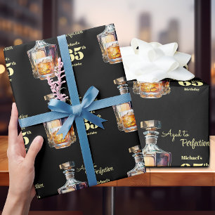 Papel De Regalo Envejecido a la Perfección Cumpleaños de Whiskey p