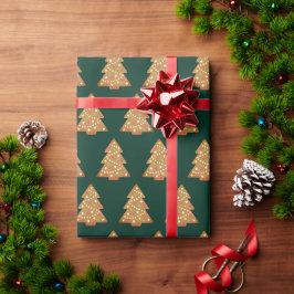 Papel De Regalo envoltorio de regalo de árbol de Navidad