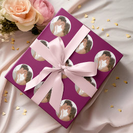 Papel De Regalo Envoltorio de regalo de foto de pareja personaliza