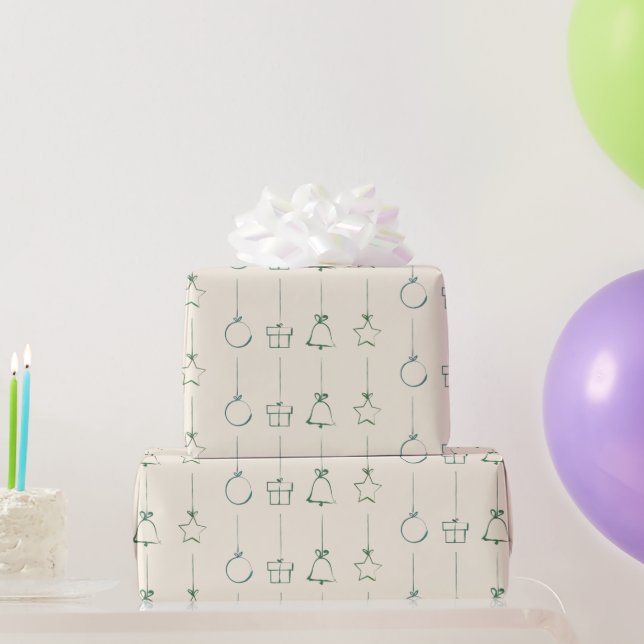 Papel De Regalo envoltorio de regalo de Navidad (Regalos de fiesta)