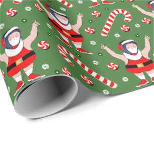 Papel De Regalo Envoltorio de regalo de Navidad de lucha libre