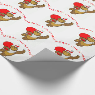 Papel De Regalo envoltorio de regalo de Navidad/Oso