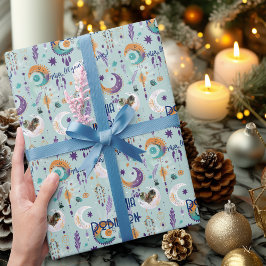 Papel De Regalo Envoltorio de regalo personalizado Boho Chic con a