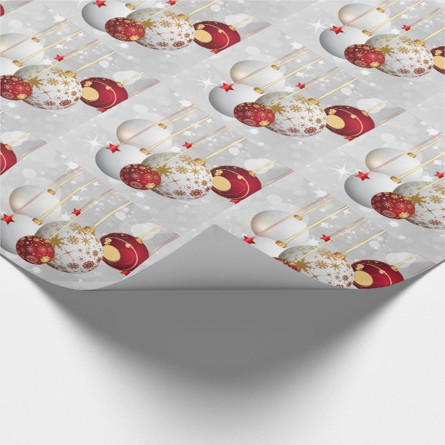 Papel De Regalo envoltorios y adornos de Navidad (Esquina)