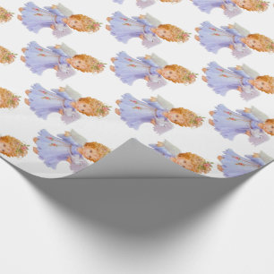 Papel De Regalo Envoltura/ángeles de regalo para navidades