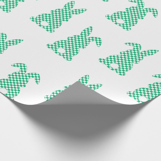 Papel De Regalo Envoltura de conejo conejo de pascua (Esquina)
