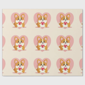 Papel De Regalo envoltura de corgi lindo