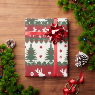 Papel De Regalo Envoltura de Navidad Reno