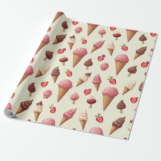 Papel De Regalo Envoltura de papel_icecream