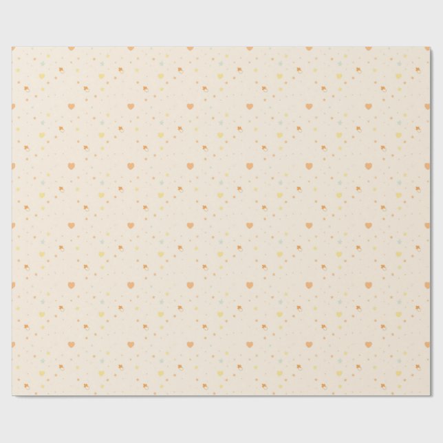 Papel De Regalo Envoltura de regalo con patrón caprichoso de paste (Superficie plana)
