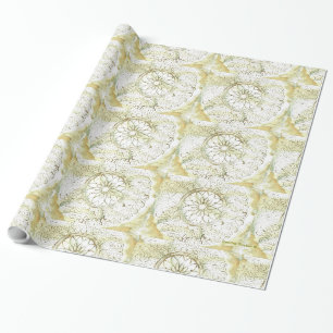 Papel De Regalo Envoltura de regalo de diseño Doily Stenciled